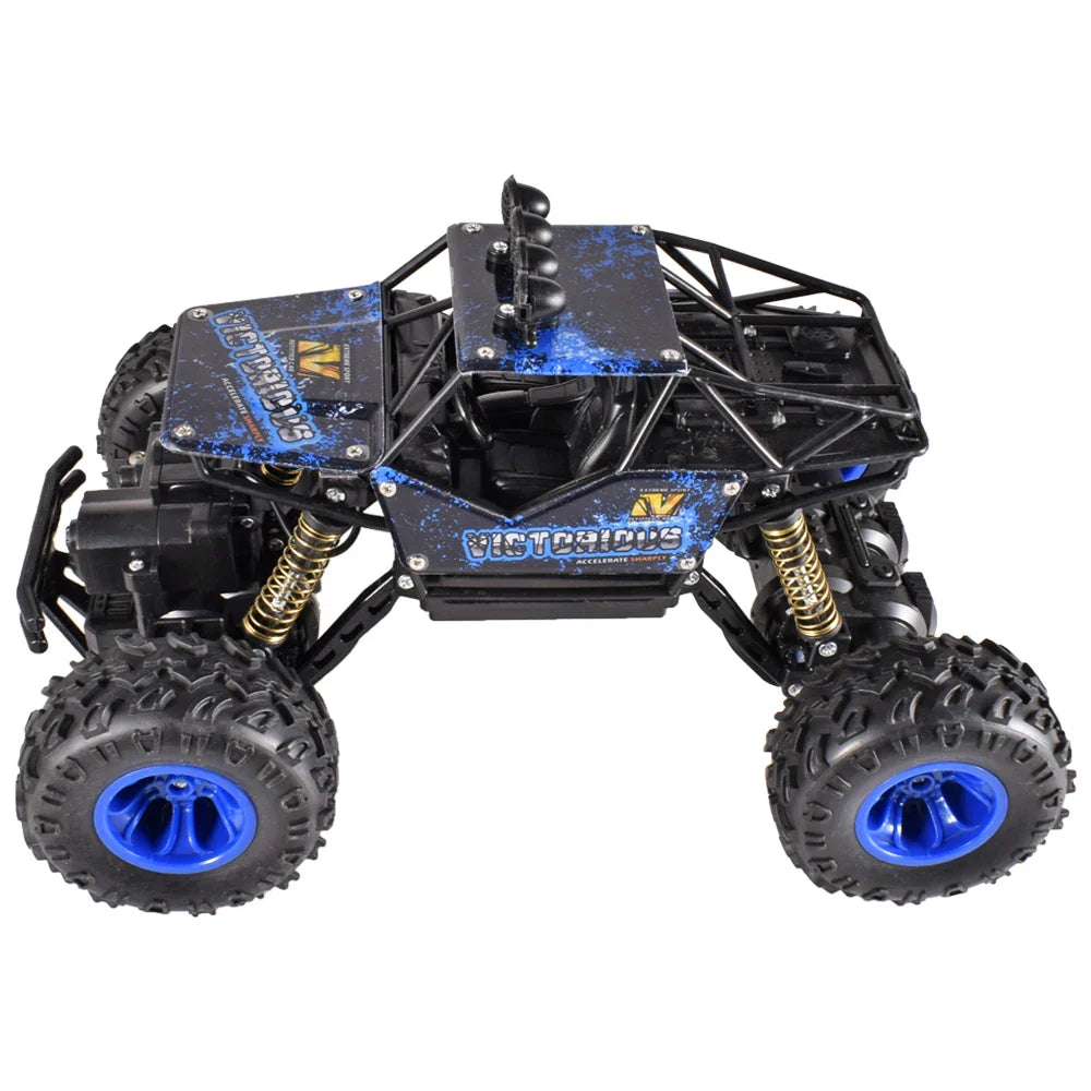 4WD RC Off-Road Truck with LED Lights & 2.4G Remote Control