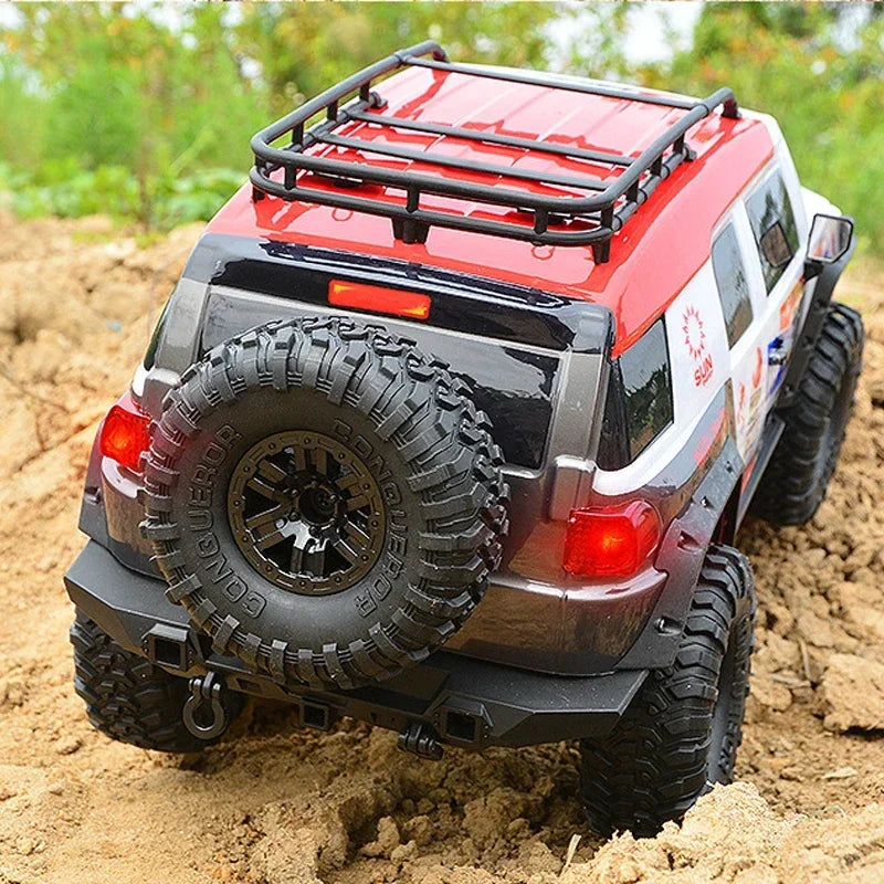 All-Terrain 1/10 Scale 4WD RC Climbing Car for Adventurous Fun