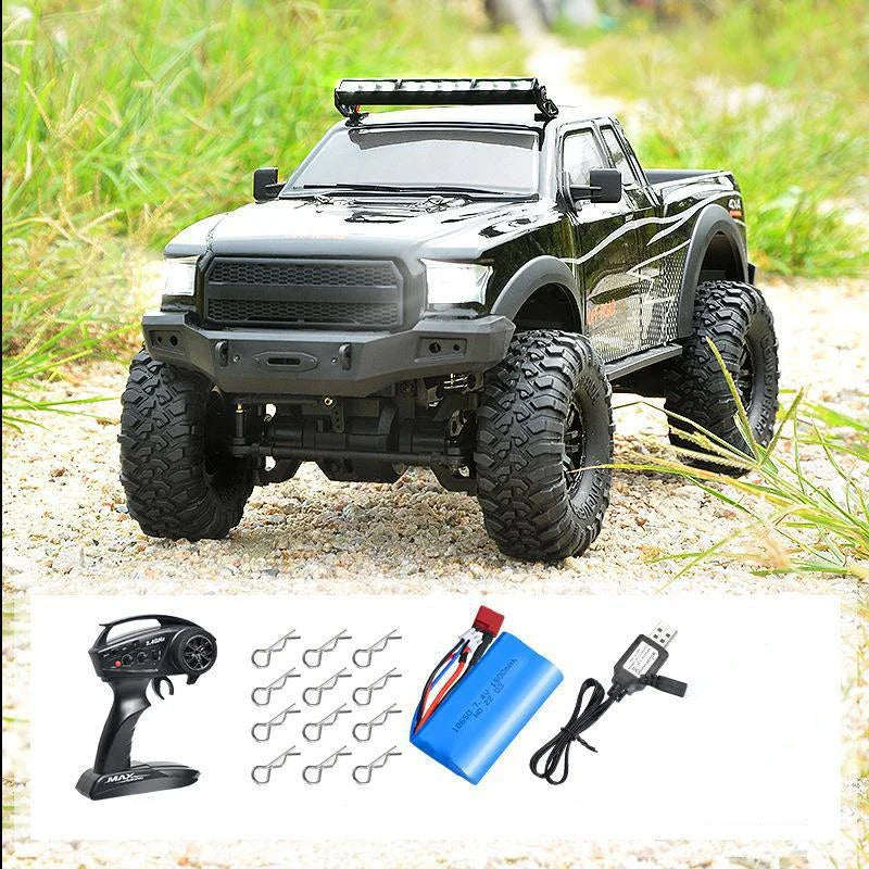 All-Terrain 1/10 Scale 4WD RC Climbing Car for Adventurous Fun