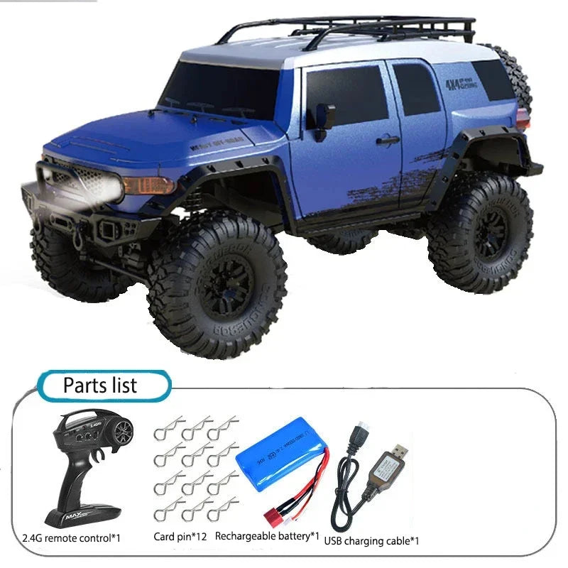 All-Terrain 1/10 Scale 4WD RC Climbing Car for Adventurous Fun