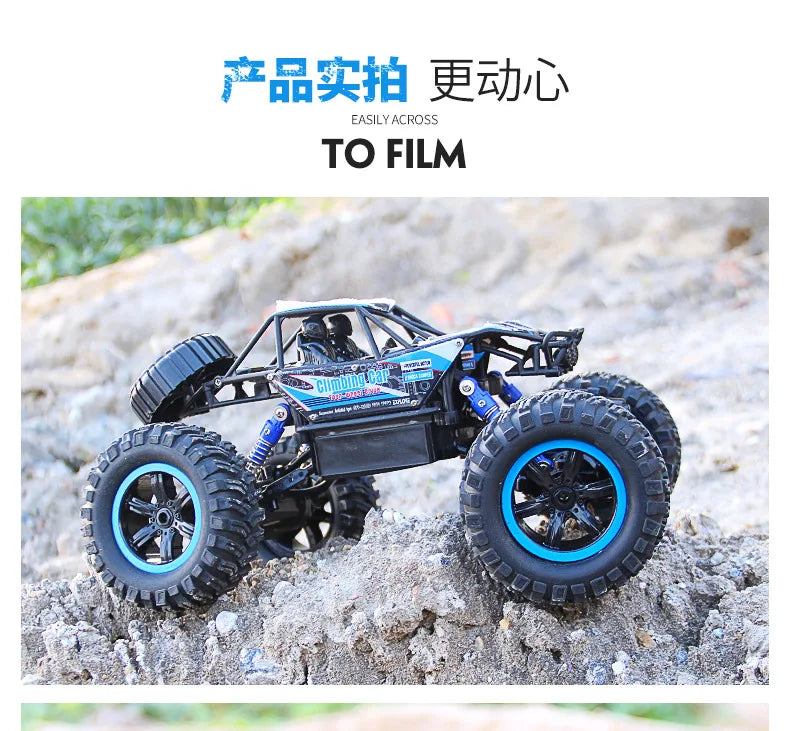 All-Terrain 1:14 RC Rock Crawler - Waterproof Remote Control Fun