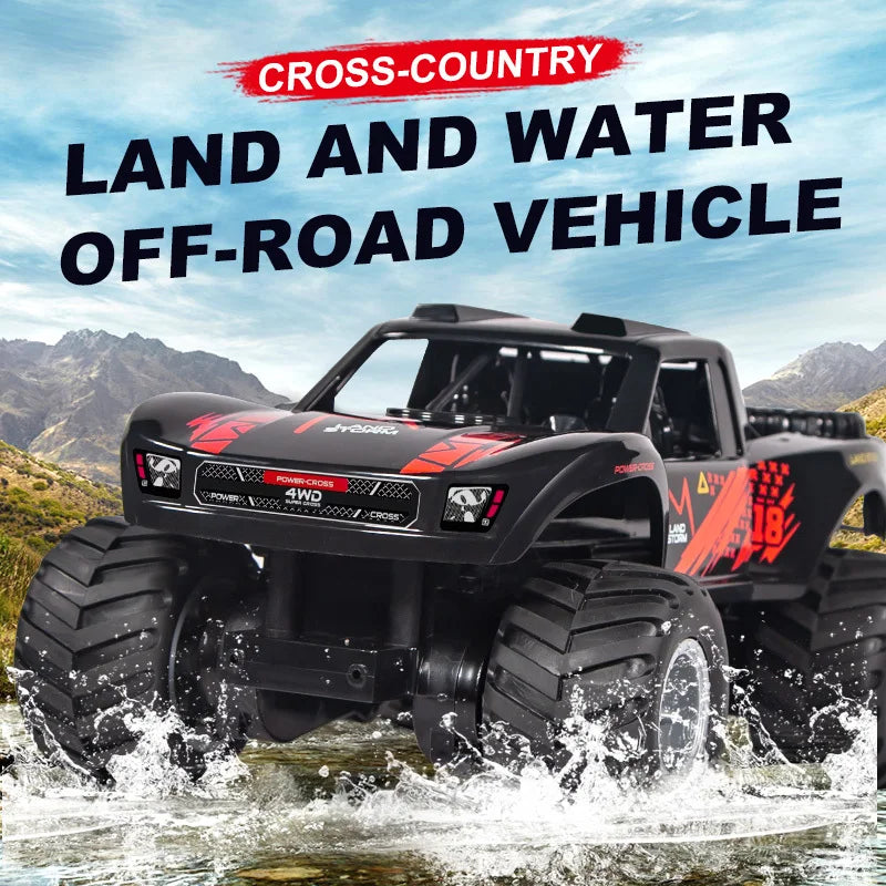 All-Terrain JJRC Q156 4WD Amphibious Stunt RC Car