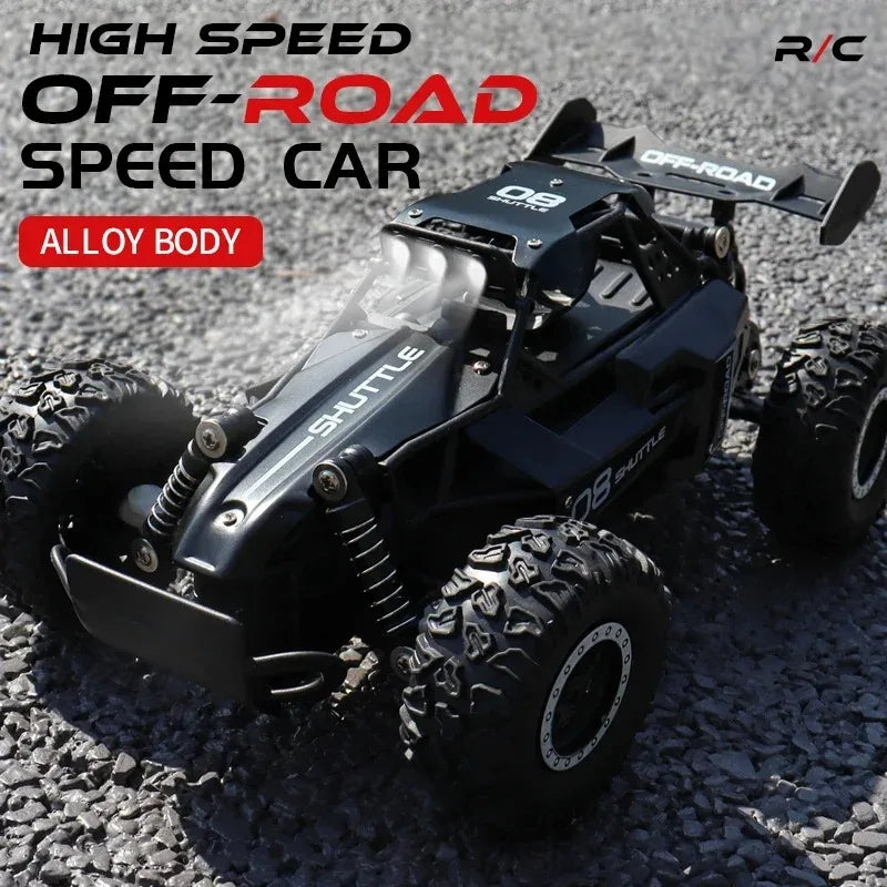 Fast & Fun 1:16 LED Remote Control Off-Road Car for Kids