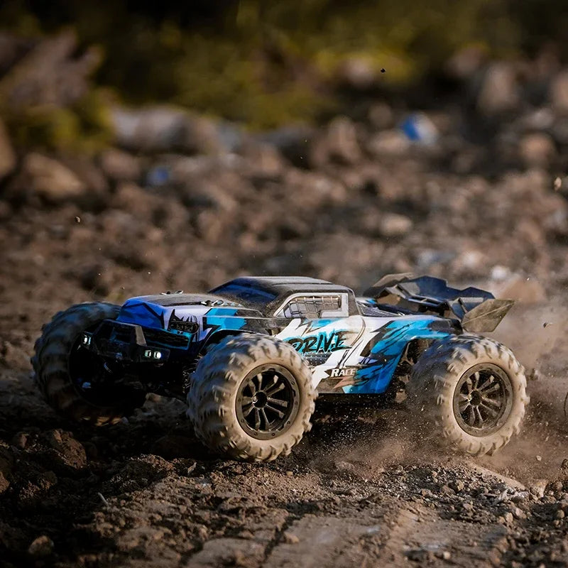 High-Speed 1:16 4WD Drift RC Car with LED - 75KM/H Monster Truck