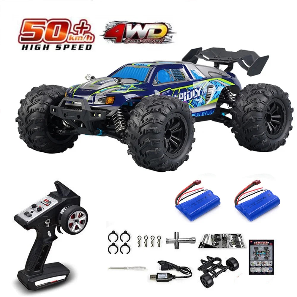 High-Speed 1:16 4WD Drift RC Car with LED - 75KM/H Monster Truck