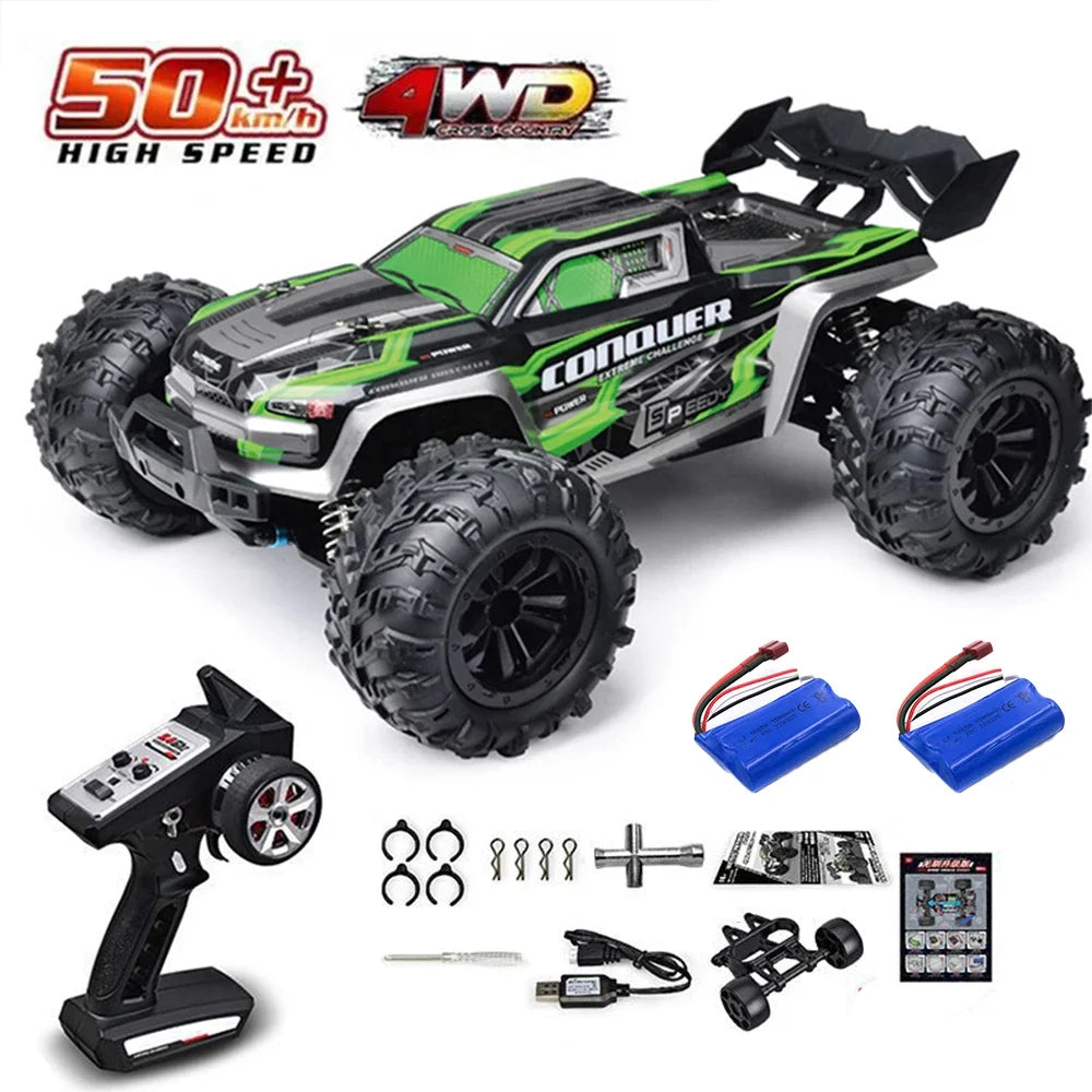 High-Speed 1:16 4WD Drift RC Car with LED - 75KM/H Monster Truck