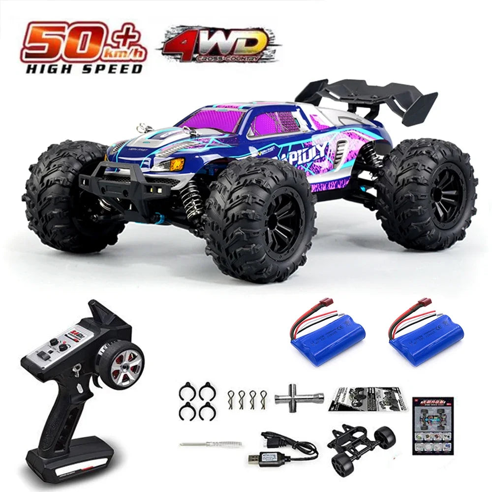 High-Speed 1:16 4WD Drift RC Car with LED - 75KM/H Monster Truck