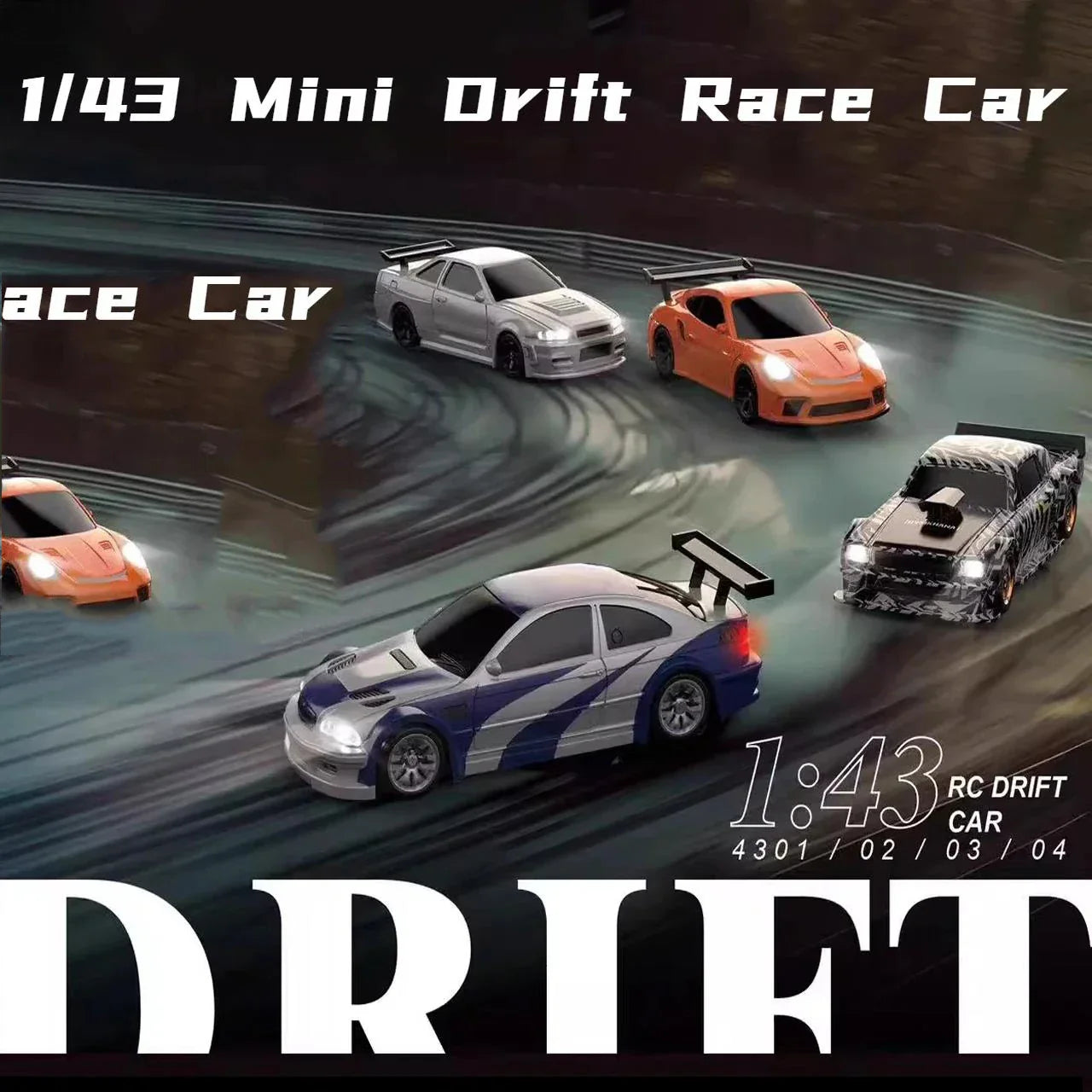 High-Speed 2.4G 1/43 RC Drift Car - Ultimate Mini Racing Toy