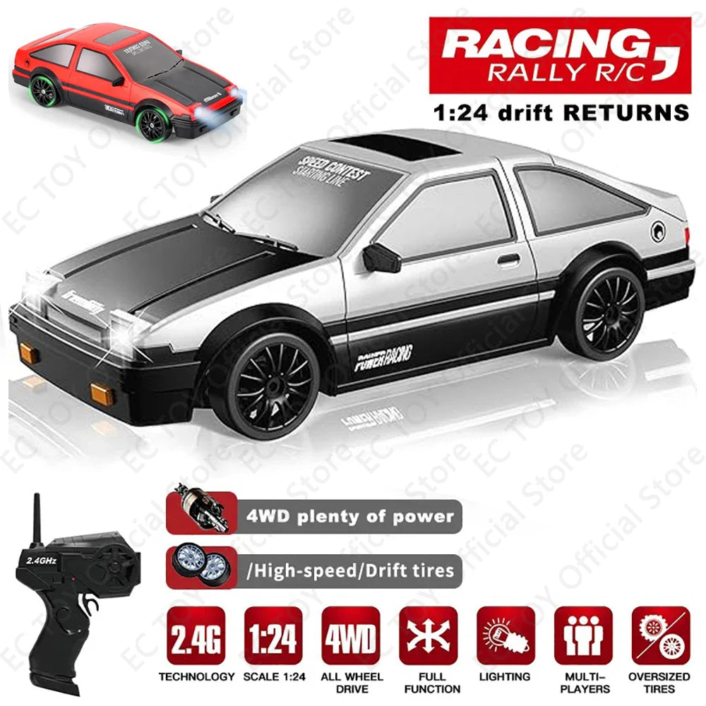 High-Speed 2.4G RC Drift Car AE86 - Perfect Gift for Kids