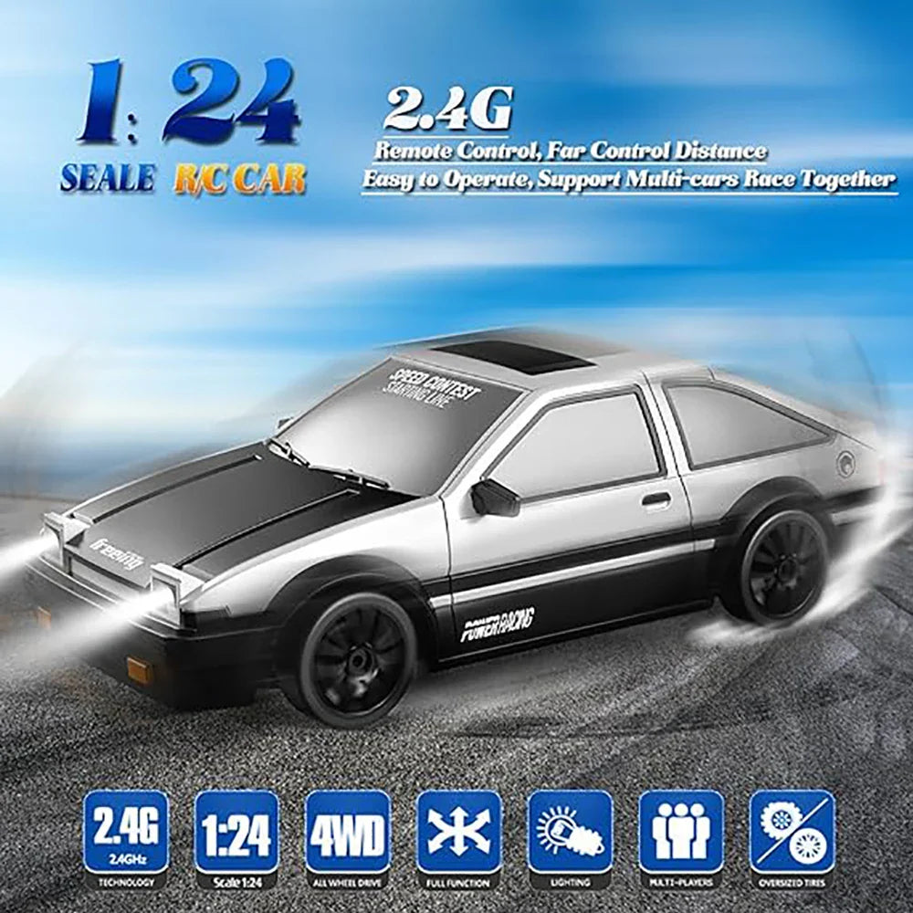 High-Speed 2.4G RC Drift Car AE86 - Perfect Gift for Kids