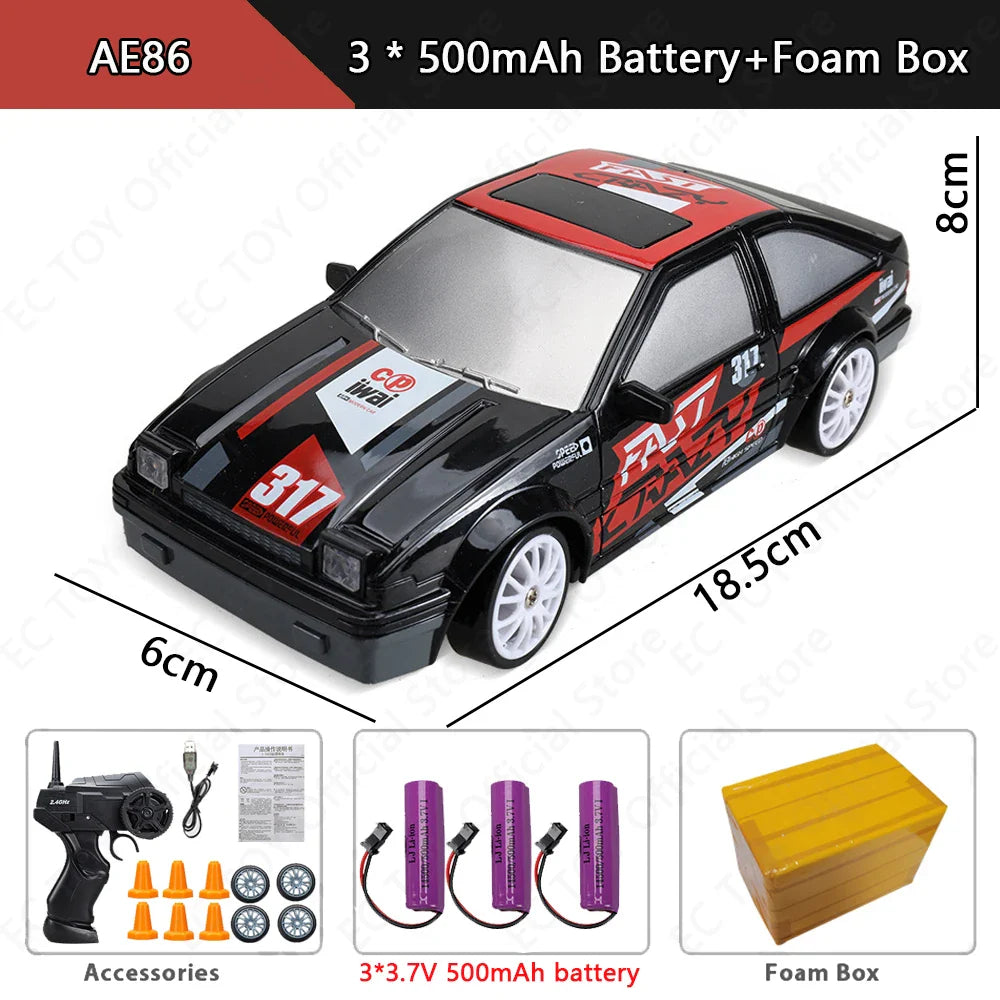 High-Speed 2.4G RC Drift Car AE86 - Perfect Gift for Kids