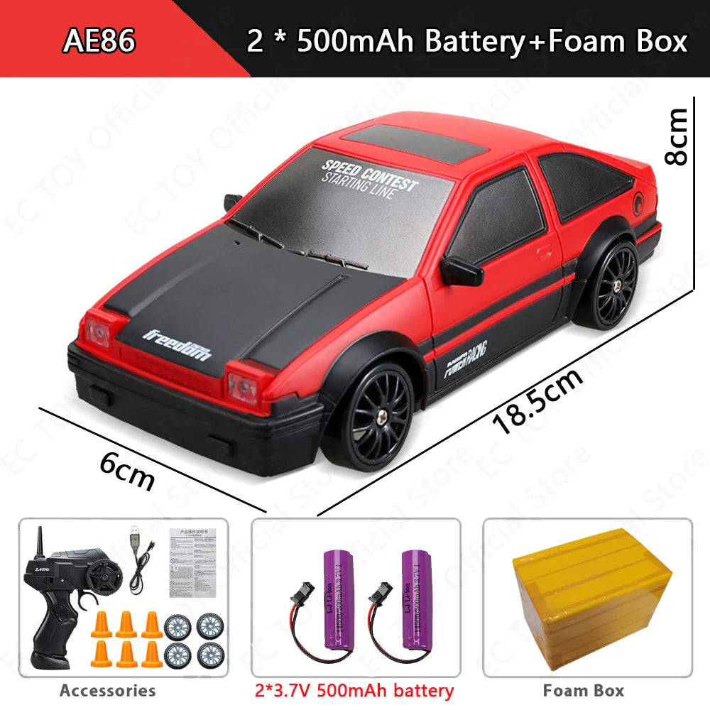 High-Speed 2.4G RC Drift Car AE86 - Perfect Gift for Kids