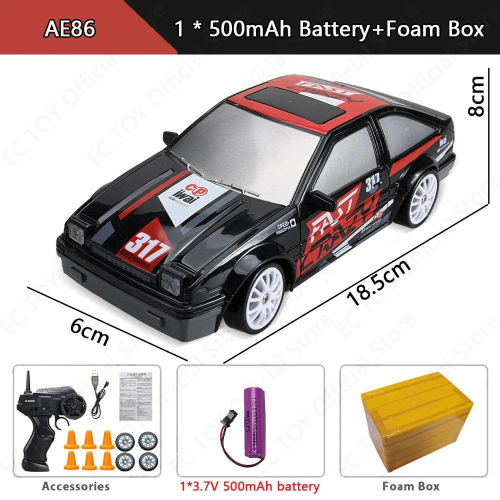 High-Speed 2.4G RC Drift Car AE86 - Perfect Gift for Kids