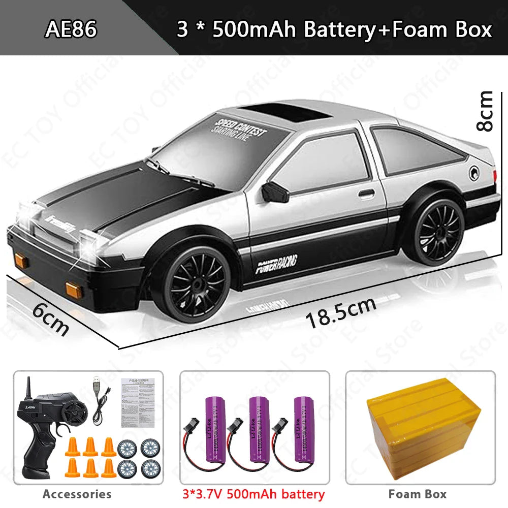 High-Speed 2.4G RC Drift Car AE86 - Perfect Gift for Kids