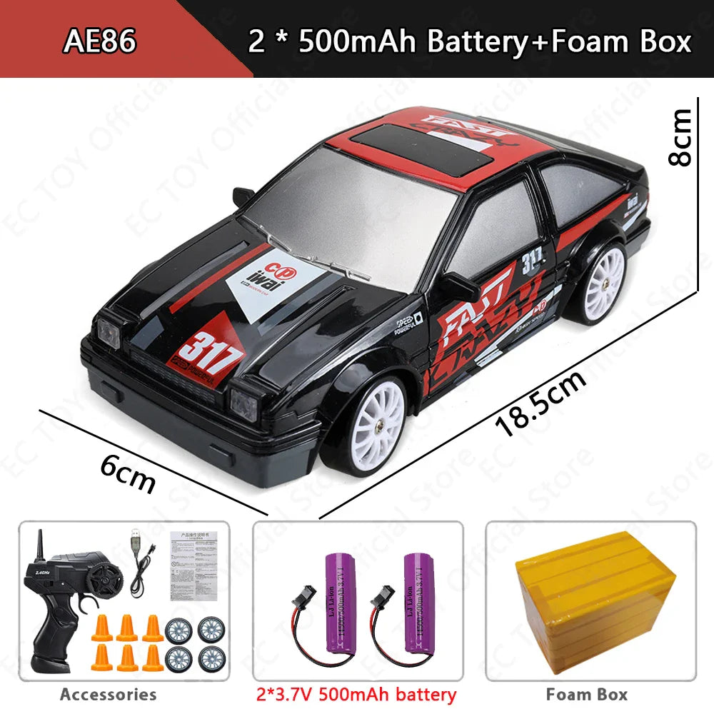High-Speed 2.4G RC Drift Car AE86 - Perfect Gift for Kids