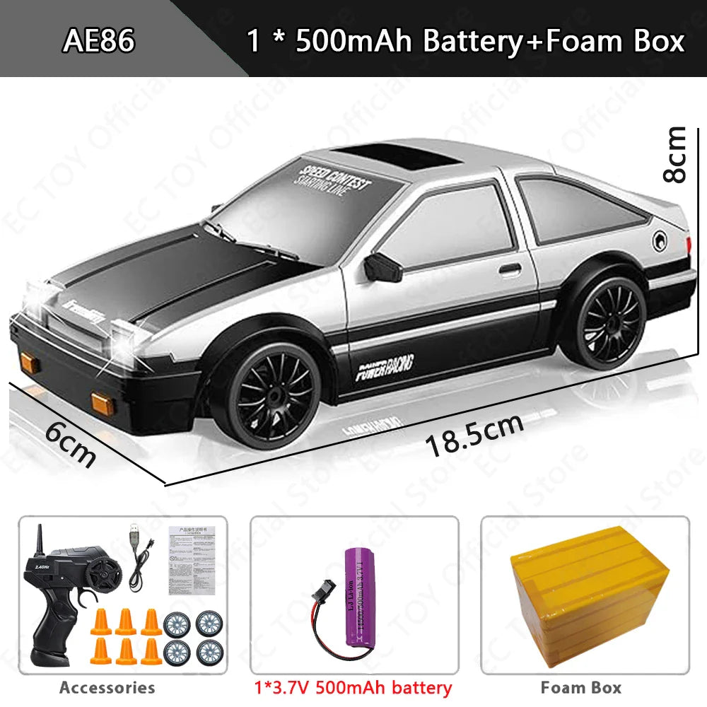 High-Speed 2.4G RC Drift Car AE86 - Perfect Gift for Kids