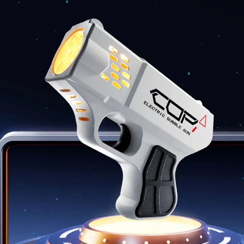 New Bubble Machine Pistol Toy USB Rechargeable Fun for Kids