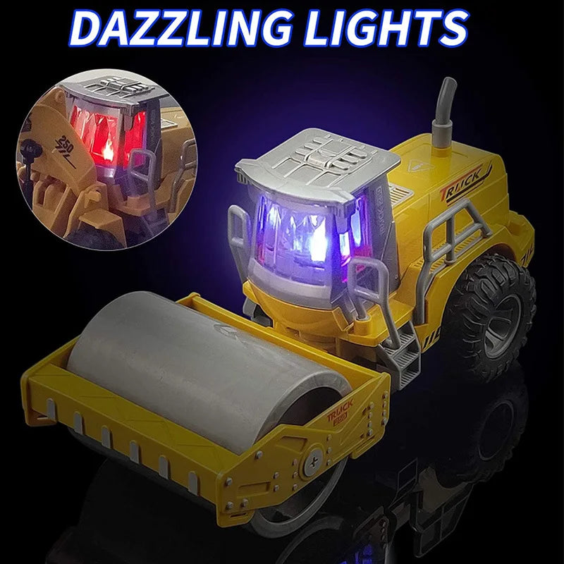 Remote Control Metal Bulldozer Truck - Perfect Gift for Boys