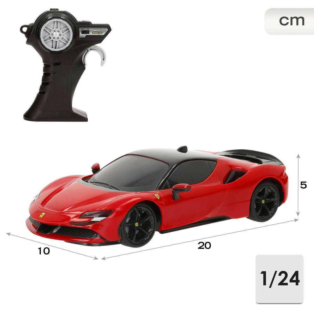 Remote-Controlled Car Audi SF90 STRADALE 20 x 5 x 10 cm (4 Units)
