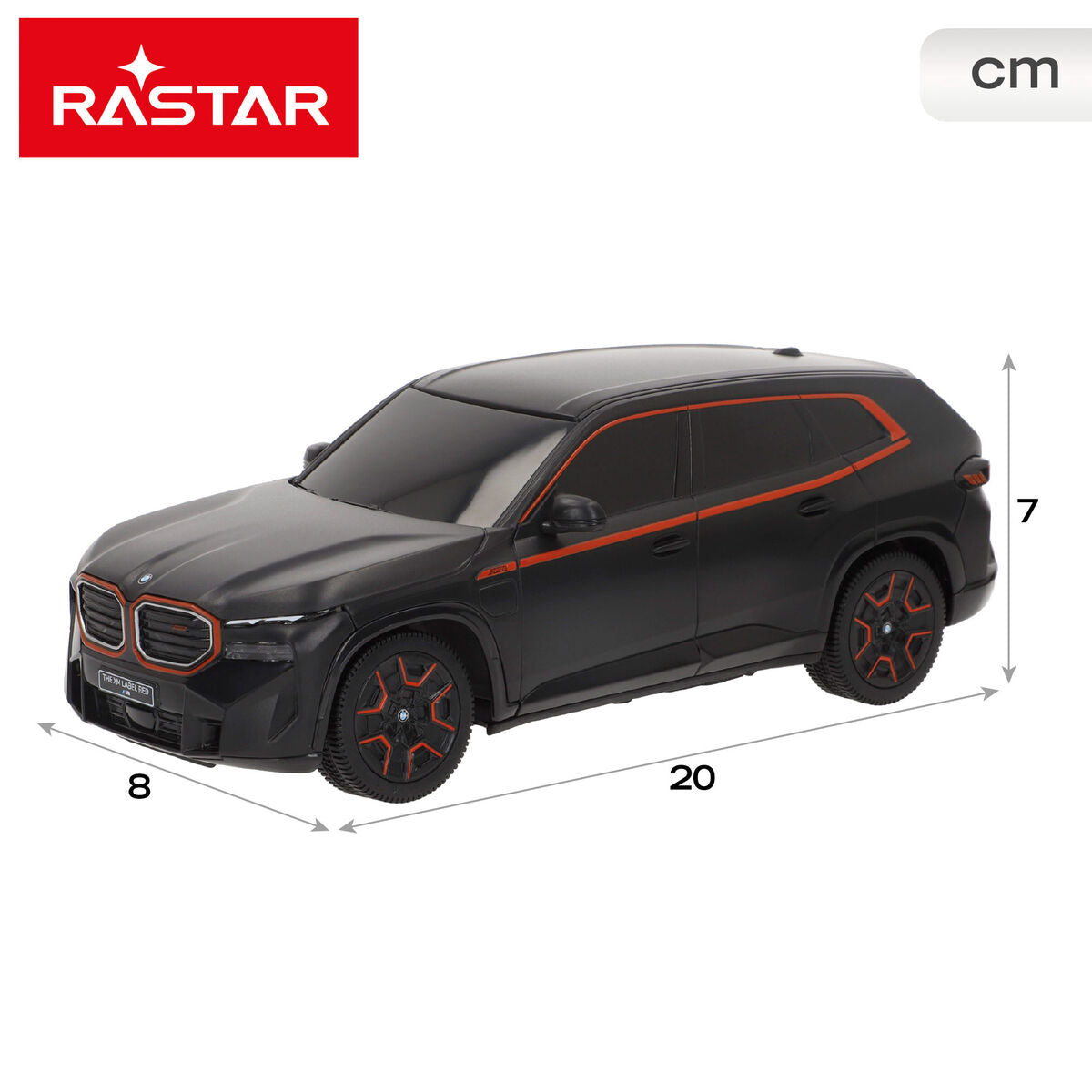 Remote-Controlled Car BMW 20 x 7 x 8 cm (4 Units)