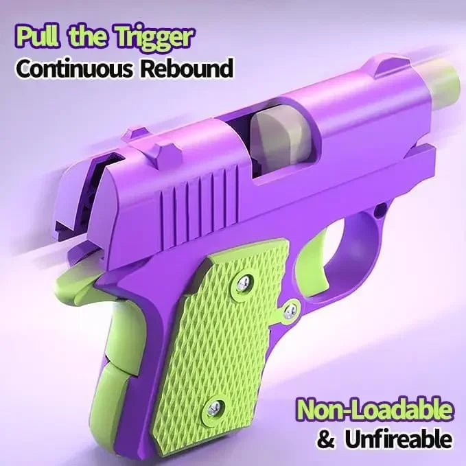 NNEOBA Stress Relief Mini Toy Pistol 3D Printed Gun