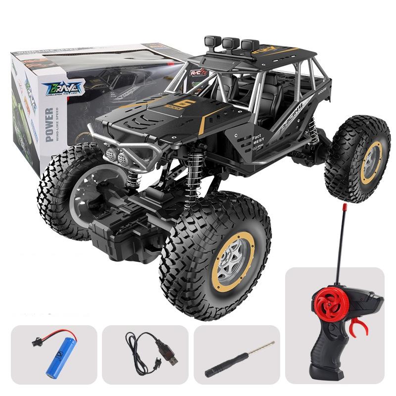 NNEDSZ Large Alloy Off-Road Rc Car For Kids - Black