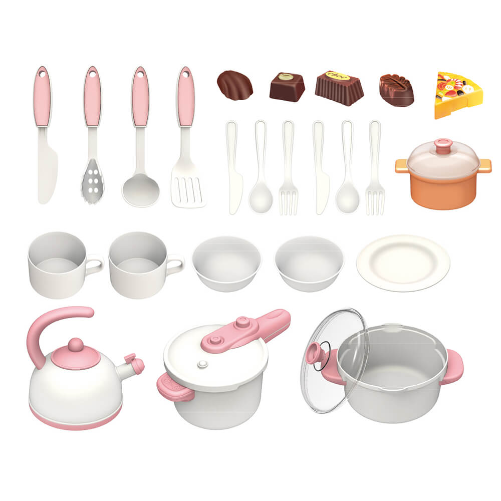 Bucatarie de jucarie vis, roz