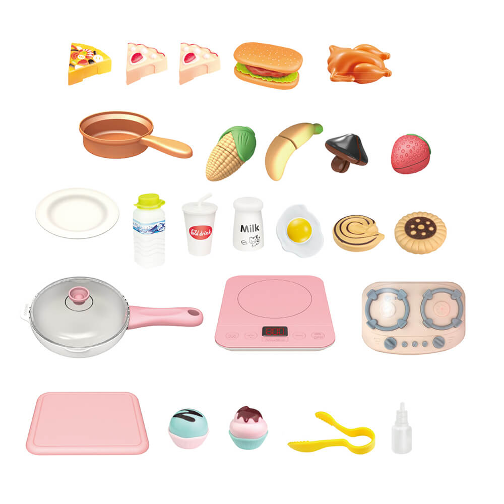 Bucatarie de jucarie vis, roz