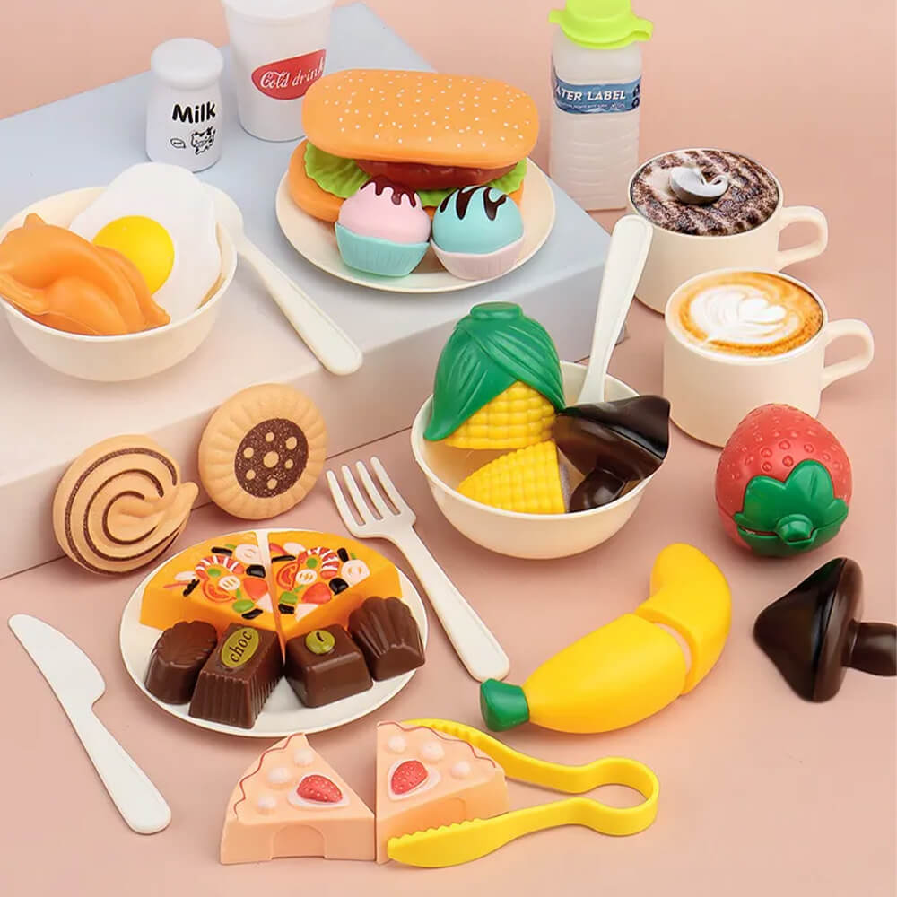 Bucatarie de jucarie vis, roz