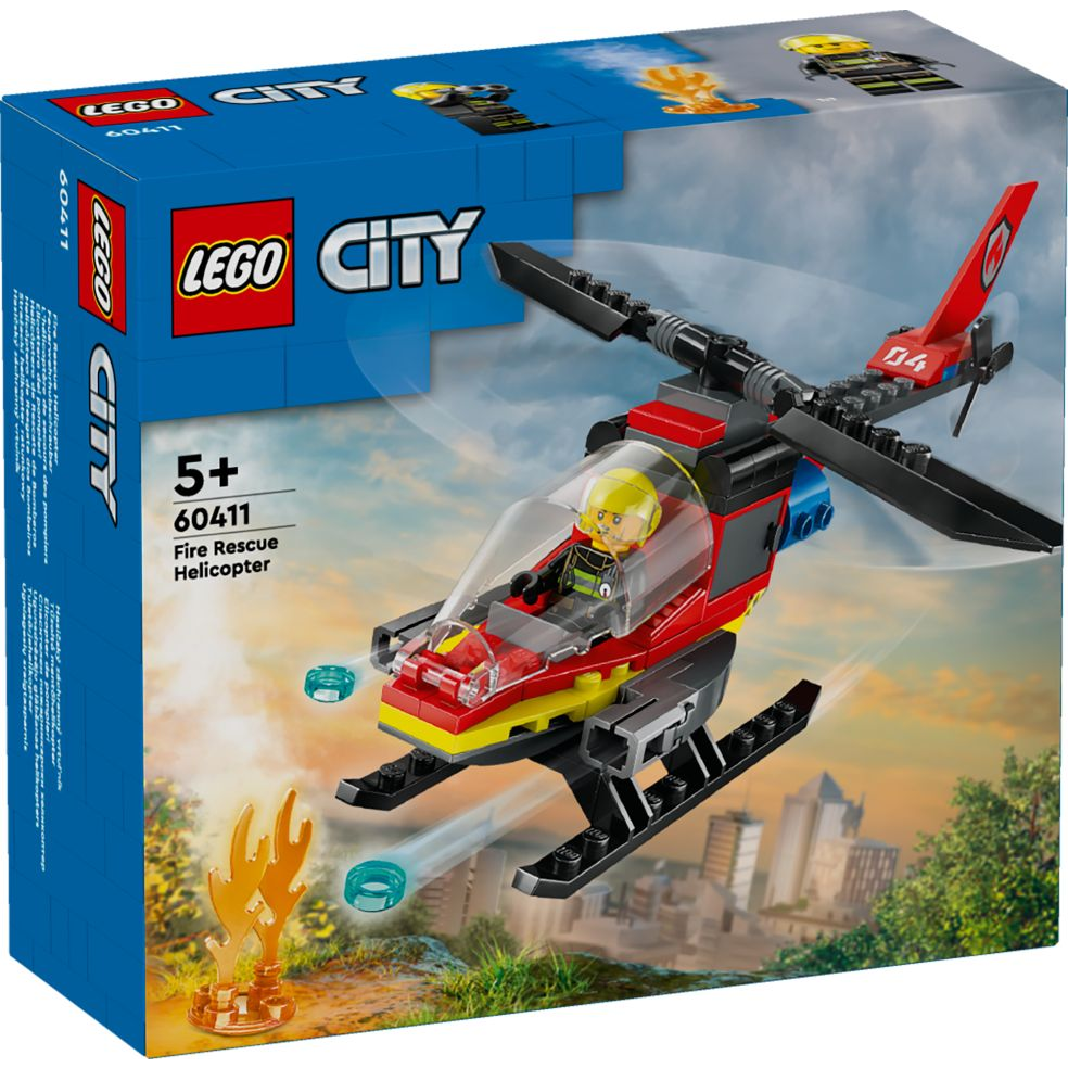 LEGO City - Tűzoltó mentőhelikopter (60411)