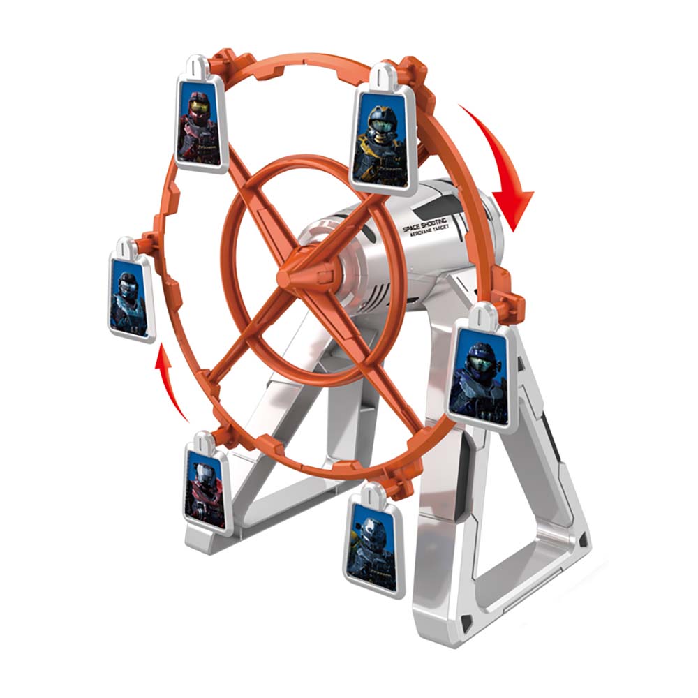 Set pistol de jucarie cu tinta rotativa