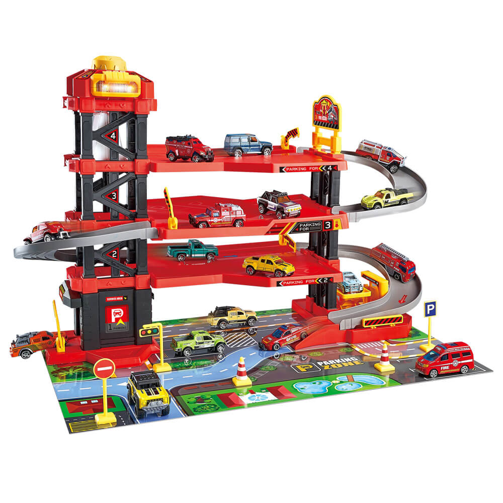 Garaj pompier de jucarie