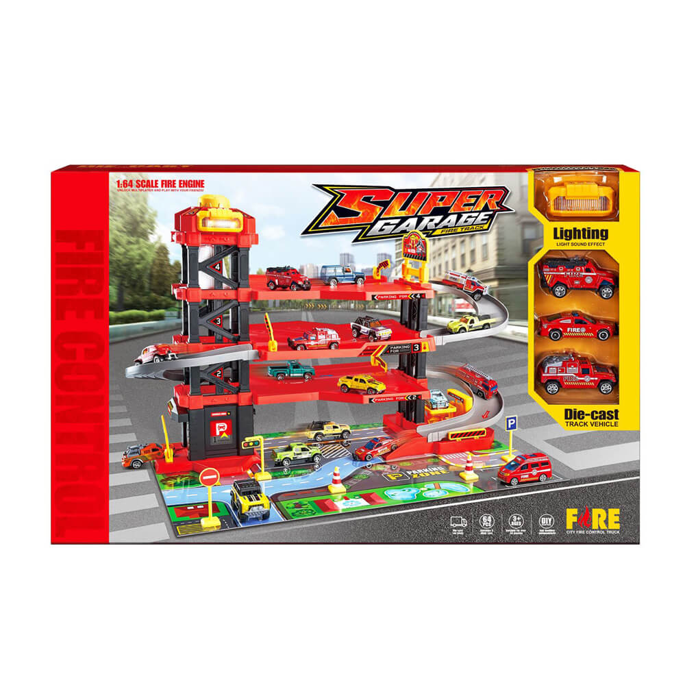 Garaj pompier de jucarie
