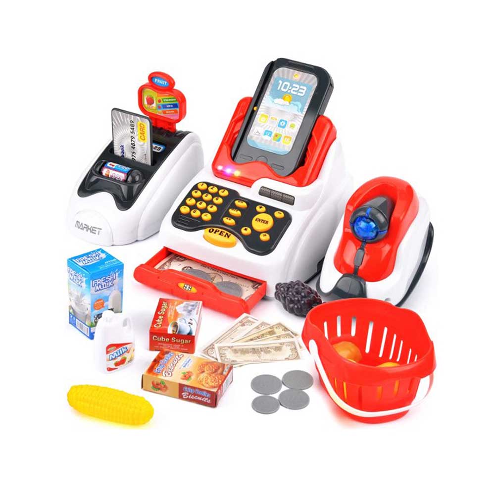 Casa de marcat de jucarie, 24 piese