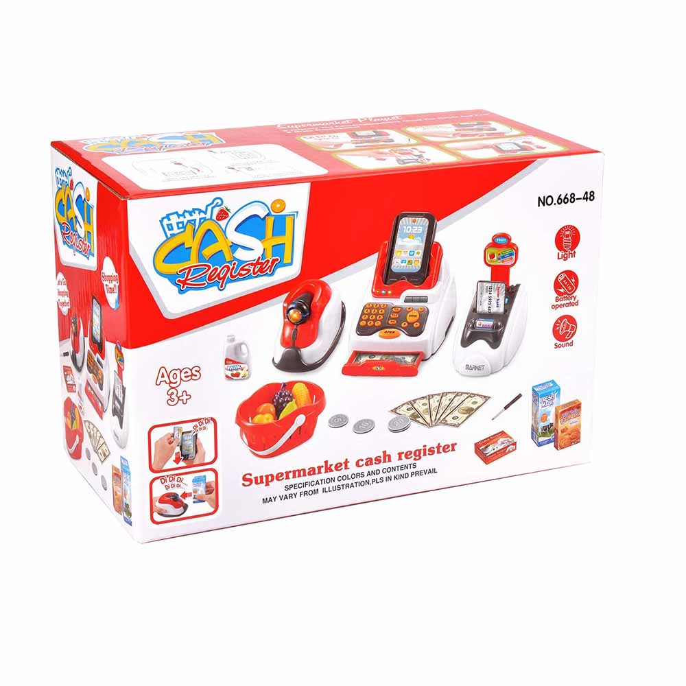 Casa de marcat de jucarie, 24 piese