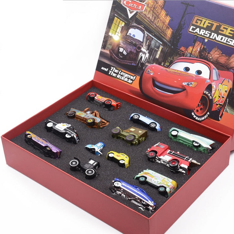 NNEOBA Pixar Cars 3 Metal Diecast Car Model Toy Gift Set Lightning McQueen Jackson Mack Uncle Truck Boy Birthday Toys Gift